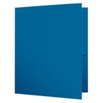 FOLDER CARTA EJECUTIVO AZUL CON 5PZAS