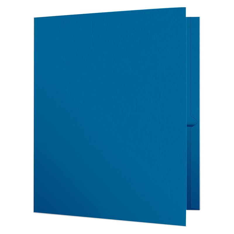 FOLDER CARTA EJECUTIVO AZUL CON 5PZAS