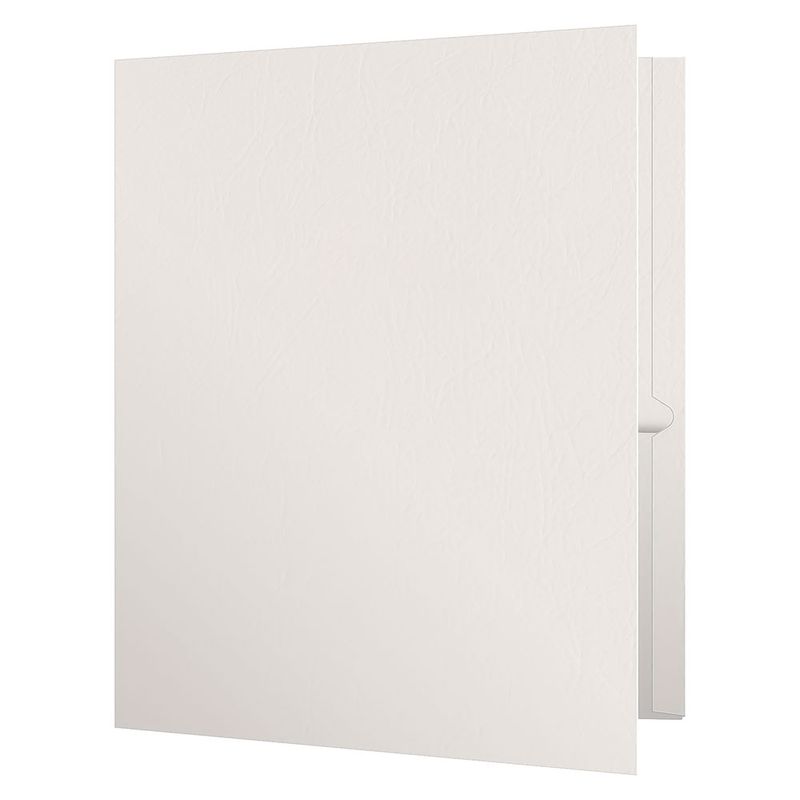 FOLDER CARTA EJECUTIVO BLANCO CON 5PZAS