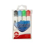 MARCADOR GRUESO BASE AGUA 4 PZAS SDOS JOCAR