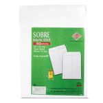 SOBRE BOLSA BLANCO OFICIO CON 50