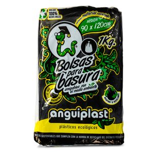Bolsa Negra Por Rollo 90 X 120 Cm Anguiplast Bn 90X120