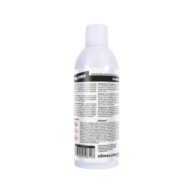 ESPUMA LIMPIADORA PARA EQUIPO DE COMPUTO 454 ML