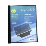 FOLDER CARTA PLASTICO CON CLIP NEGRO
