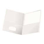 FOLDER CARTA EJECUTIVO BLANCO CON 5PZAS