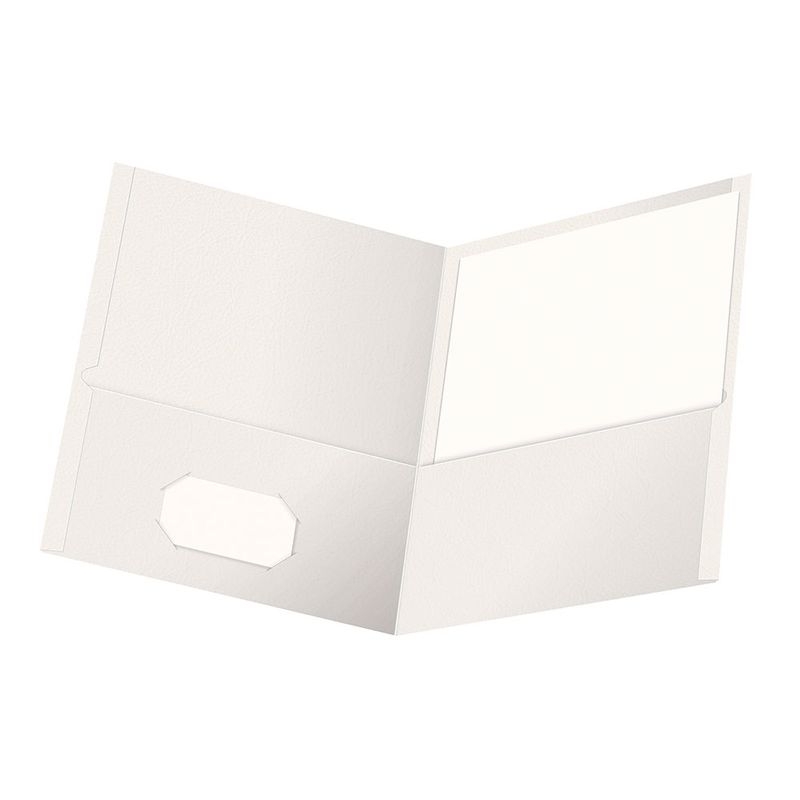 FOLDER CARTA EJECUTIVO BLANCO CON 5PZAS