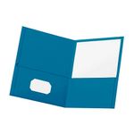 FOLDER CARTA EJECUTIVO AZUL CON 5PZAS