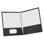 FOLDER CARTA EJECUTIVO NEGRO CON 5PZAS