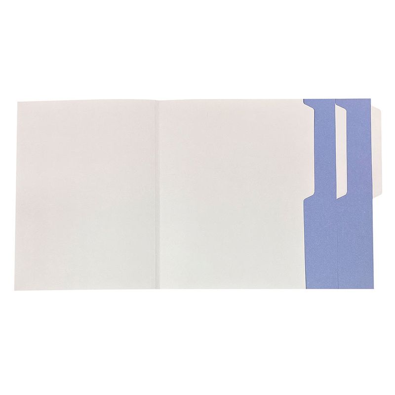 FOLDER BITONO CARTA LAVANDA LITE C/5PZAS