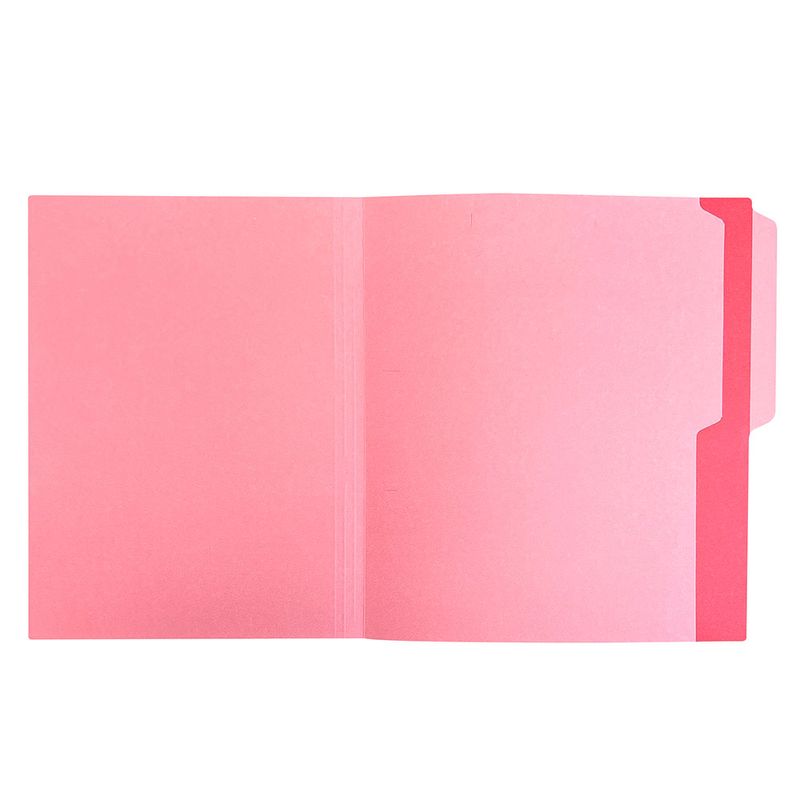 FOLDER BITONO CARTA ROJO INTENSO C/5PZAS