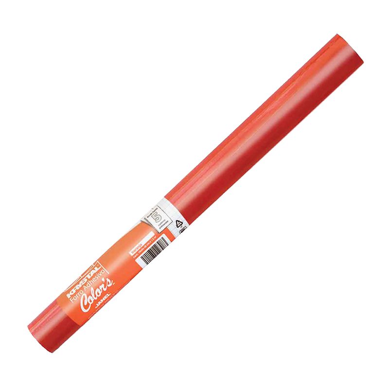 FORRO ADHESIVO NARANJA 45CM X 15 M KRYSTAL COLOR´S