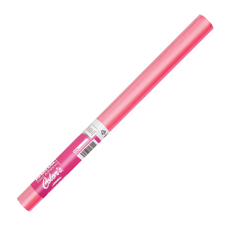 FORRO ADHESIVO ROSA MEXICANO  45CM X 15 M KRYSTAL COLOR´S