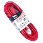 EXTENSION ELECTRICA DE USO RUDO 3 MT 3 ENTRADAS NARANJA
