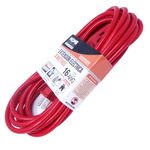 EXTENSION ELECTRICA DE USO RUDO 3 MT 3 ENTRADAS NARANJA