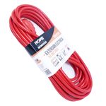 EXTENSION ELECTRICA DE USO RUDO 10 MT 3 ENTRADAS NARANJA