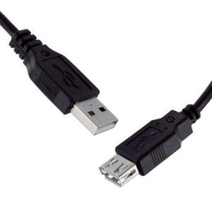Cable Extención Getttech Jl-3520 Usb A, Usb B, Macho/Hembra, 1,5 M, Negro Jl-3520