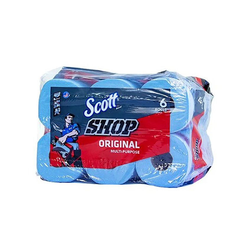 SCOTT SHOP TOWEL PAQUETE CON 6 ROLLOS