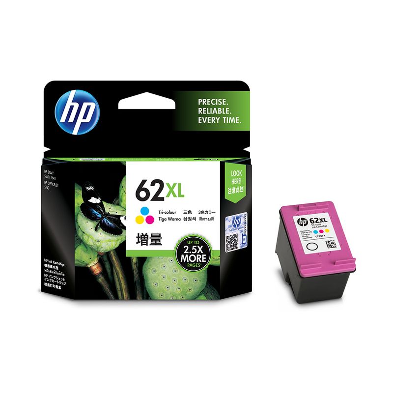 CARTUCHO DE TINTA HP 62XL TRICOLOR C2P07AL