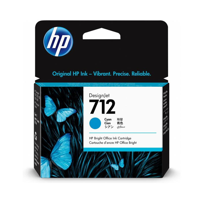 CARTUCHO DE TINTA HP 712 CIAN 3ED67A
