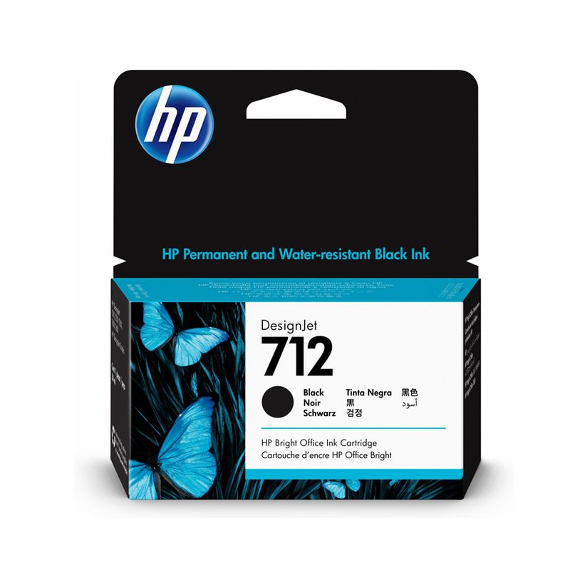 CARTUCHO DE TINTA HP 712 NEGRO 3ED70A