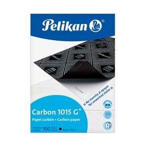 Papel Carbon Para Maquina 1015G Carta Negro 100Hjs 10150217