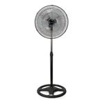 VENTILADOR DE PEDESTAL  18" 3 EN 1 ASPAS-REJILLAS METALICAS, NEGRO