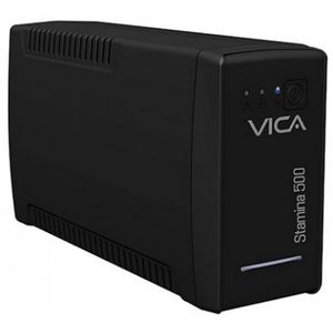 No-Break Vica Stamina 500, 500 Va, 300 W, Negro, Hogar Y Oficina Stamina 500