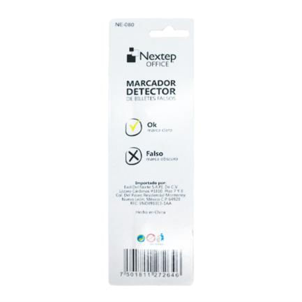 Marcador Nextep Detector de Billetes Falsos