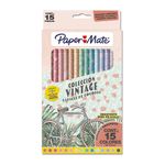 LAPICES DE COLOR 15-L RED 4MM VINTAGE PAPER MATE