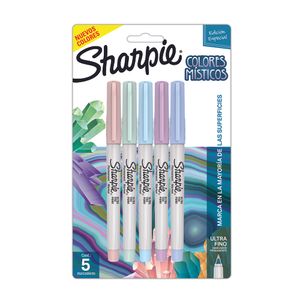 Marcador Permanente Ultrafino Colores Misticos Con 5 Sharpie 2155617