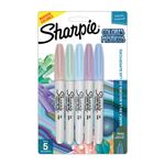 MARCADOR PERMANENTE FINO COLORES MISTICOS CON 5 SHARPIE