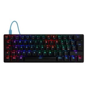 Teclado Mecánico  Game Factor Kbg560-Bl, Usb, Negro Kbg560-Bl