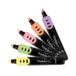 MARCADOR FLUORESCENTE SURTIDOS CON 5 VISION PLUS PASTEL