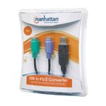 Convertidor Manhattan PS/2 a USB 2 Puertos