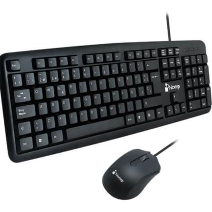 Teclado y Mouse Nextep Alámbrico USB