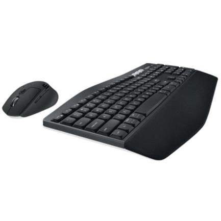 Kit Teclado y Mouse Logitech Performance MK850 Inalámbrico USB Color Negro
