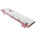 Teclado Mecánico Game Factor KBG400 Retroiluminado Switch Rojo USB Rosa