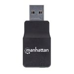 Adaptador Manhattan Sonido Estéreo USB Alta Velocidad a Puertos 35mm Color Negro