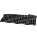 Teclado Perfect Choice Básico Alámbrico USB Color Negro