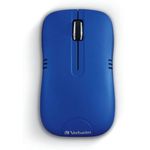 Mouse Verbatim Serie Commuter Óptico Inalámbrico P/Notebooks Color Azul Mate