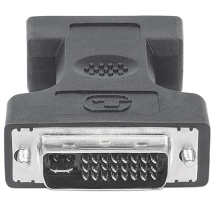 33460 - Adaptador Manhattan DVI-A&D HD15H 29M Color Negro