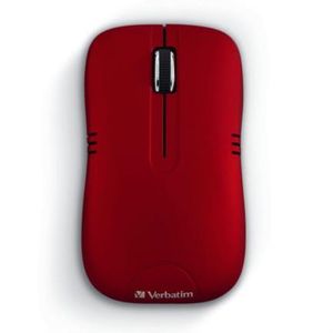 Mouse Verbatim Inalámbrico 1200 Dpi - Rojo Mate Vecmosab050