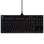 Teclado Logitech Mecánico Gaming Pro Iluminación RGB Color Negro