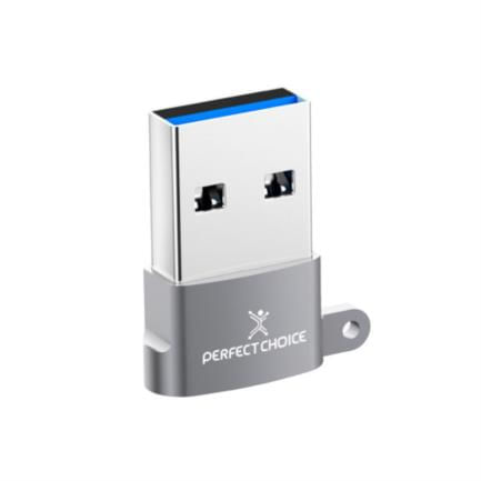 Adaptador Perfect Choice USB Tipo A a USB Tipo C