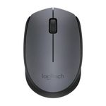 33656 - Mouse Logitech M170 Inalámbrico Plug and Play USB Color Negro-Gris