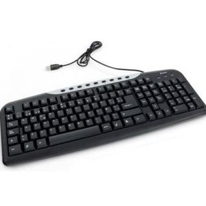 Teclado Verbatim Multimedia Alámbrico Usb - Negro Vectecab007