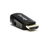 Convertidor Vorago ADP-208 HDMI a VGA con Mini y Micro a HDMI Color Negro