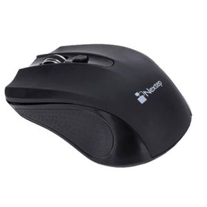 Mouse Nextep Inalámbrico Usb Color Negro 1600 Dpi Baterias Incluidas Nxcmosab001