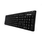 33831 - Teclado Vorago KB-202 Multimedia USB Color Negro
