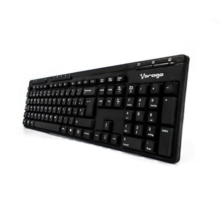33831 - Teclado Vorago KB-202 Multimedia USB Color Negro